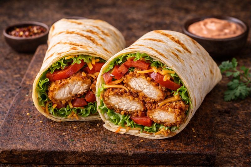 Çıtır Tavuk Wrap